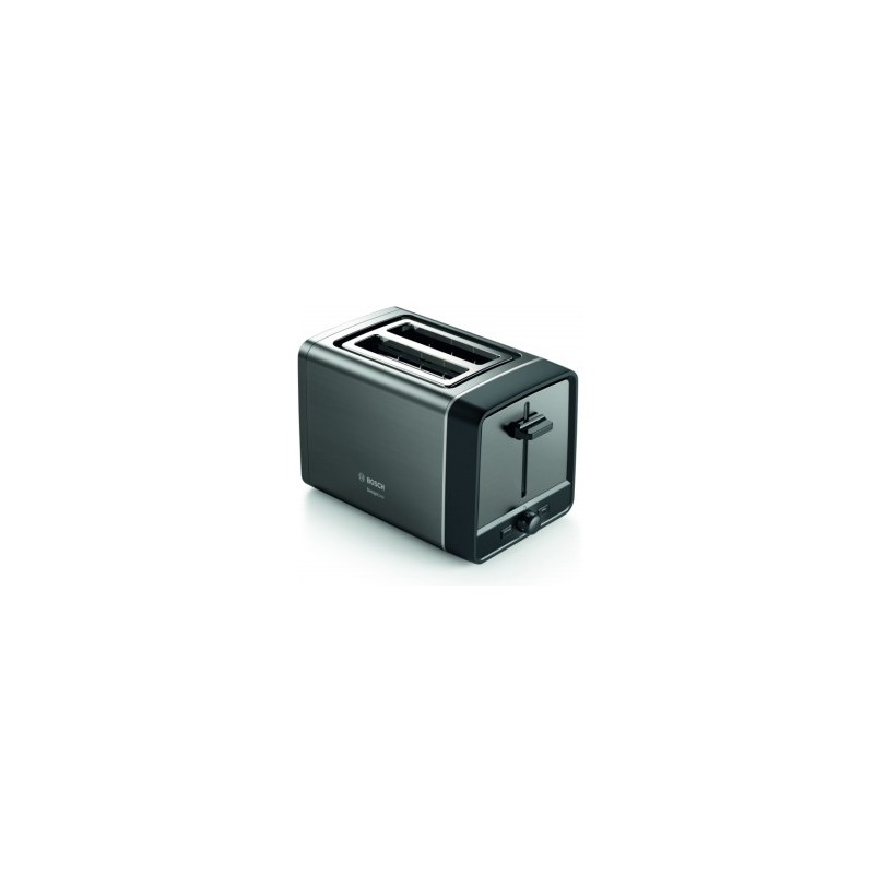 Bosch TAT5P425DE Toaster, Kompakt DesignLine, grau